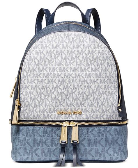 Michael Kors Logo Rhea Zip Medium Backpack 